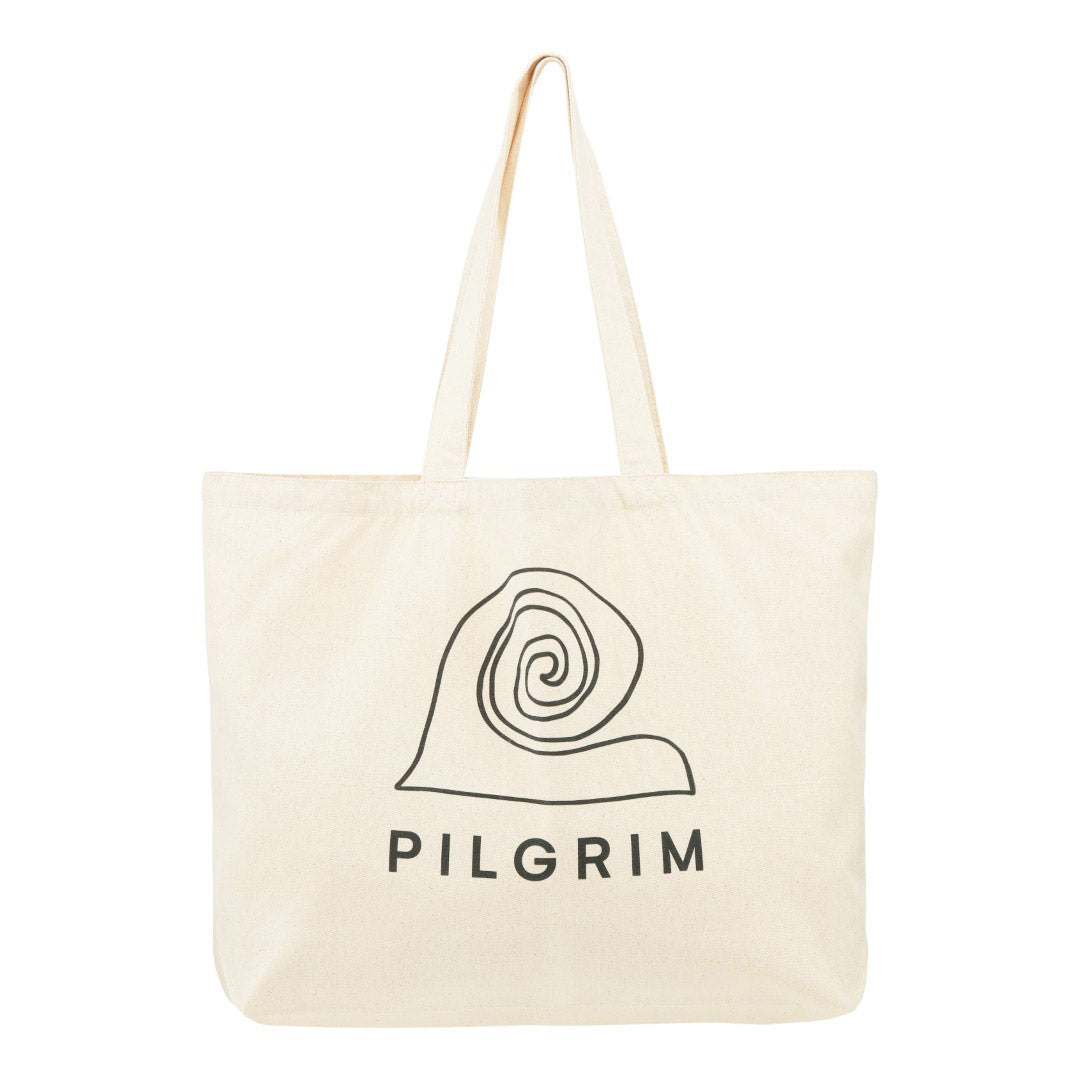 Pilgrim PILGRIM maxi canvas tote-bag, off-white