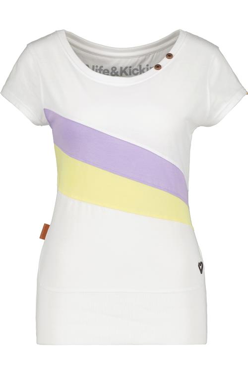 alife & kickin Shirts  lysegul / lavendel / hvid