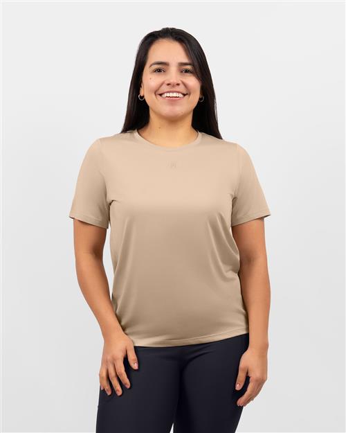Lea Beige Sports T-Shirt