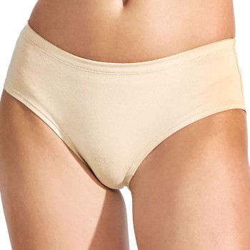 Bread & Boxers Bread and Boxers Cotton Hipsters Trusser 2P Beige økologisk bomuld Large Dame