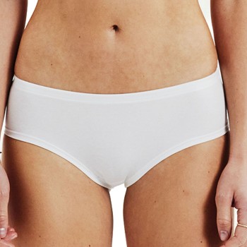 Bread & Boxers Bread and Boxers Cotton Hipsters Trusser 2P Hvid økologisk bomuld X-Large Dame