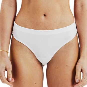 Bread & Boxers Bread and Boxers Modal Thong Trusser 2P Hvid modal Small Dame