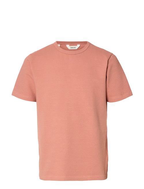 Selected | Slhsander Seersucker Ss O-Neck Tee | L