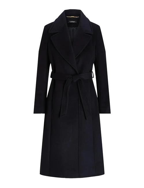 Lauren Ralph Lauren | Belted Wool-Blend Wrap Coat | 42
