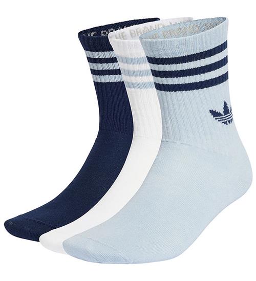 adidas Originals Strømper - 3-pak - Wonder Blue/Night Indigo/Hvi