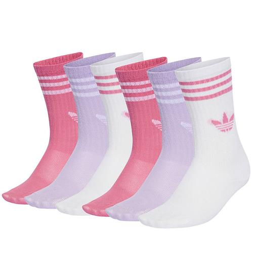 adidas Originals Strømper - 6-pak - Hvid/Pink Fusion/Powder Plum