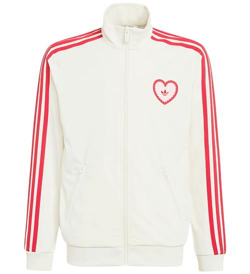 adidas Originals Cardigan - Firebird Loose Heart - Cream White/B