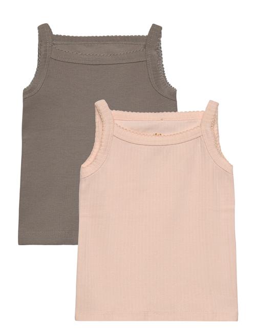 Copenhagen Colors | Rib Jersey 2-Pack Strap Tops | 116