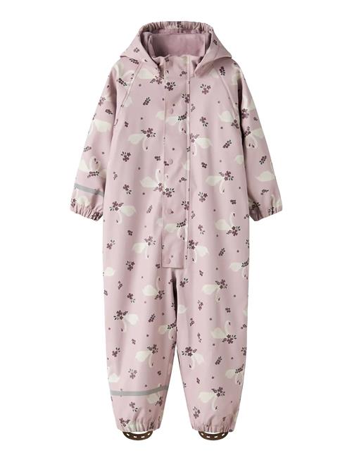 name it | Nmfdry10 Rain Suit Fleece Aop Fo | 116