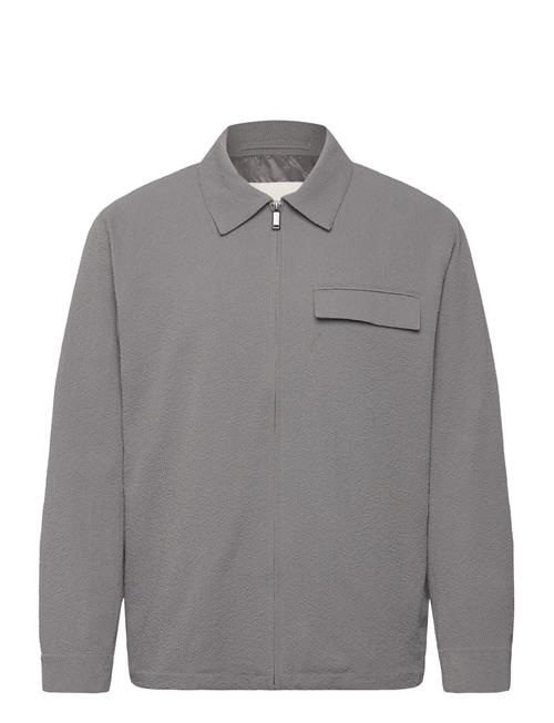 Calvin Klein | Ls Seersucker Shirt Jacket | M