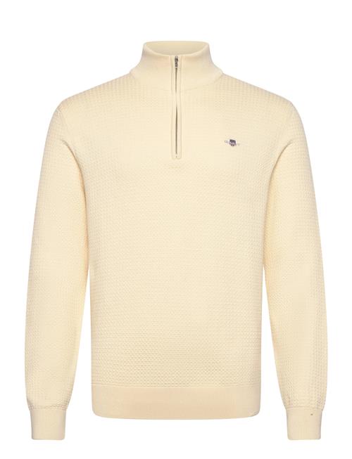 GANT | Textured Cotton Half Zip | XXXL
