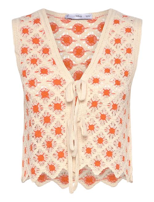 Mango | Crochet Top With Ties | XS