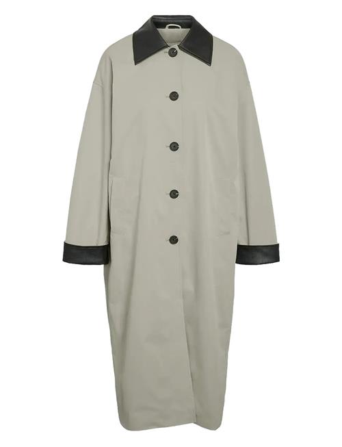 NOISY MAY | Nmnora Pu Collar Long Coat | M
