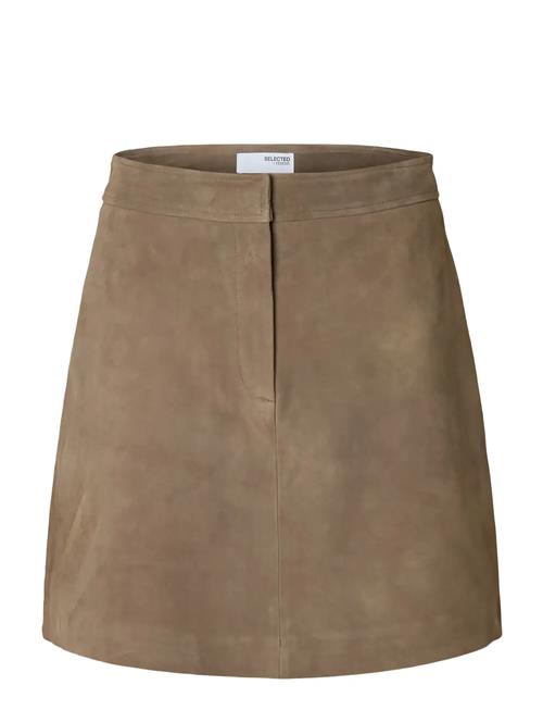 Selected | Slfkaya Mw Suede Skirt Noos | 34