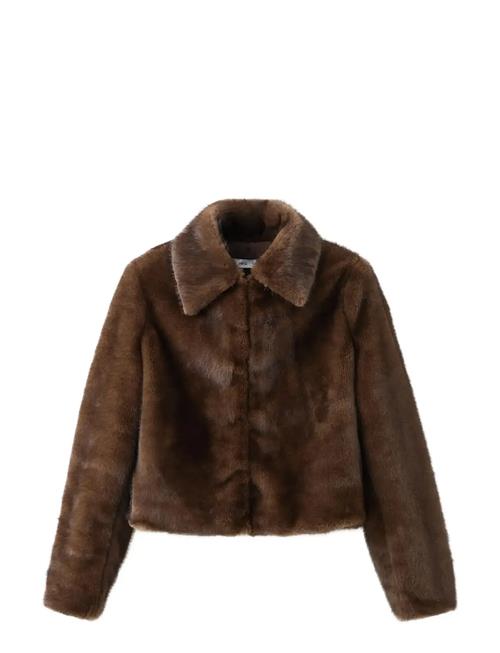 Mango | Faux-Fur Jacket With Lapels | M