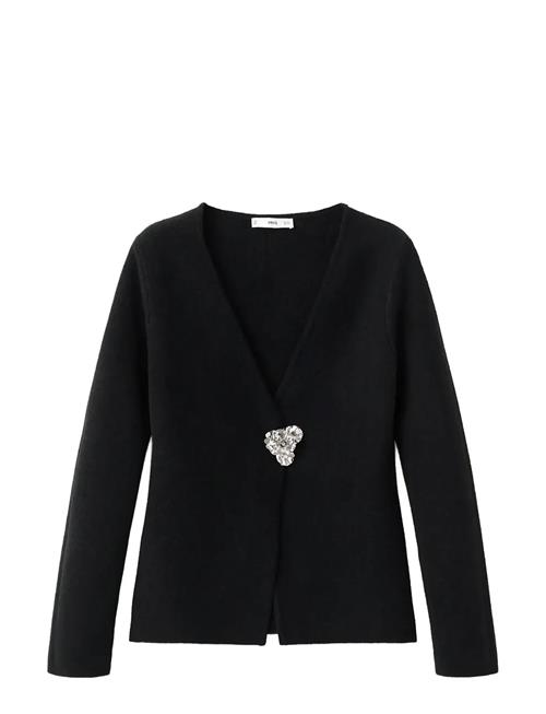 Mango | Knitted Cardigan With Jewel Button | XL