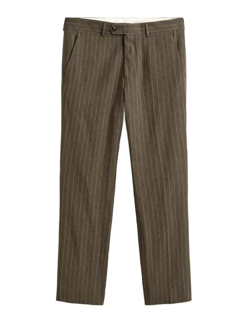 GANT | Cot / Linen Pinstripe Suit Pants | 46