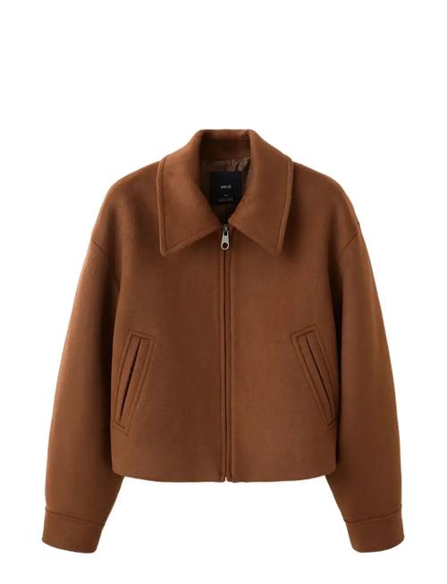 Mango | Wool Jacket With Shirt Collar | M
