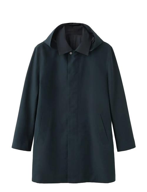 Mango | Water-Repellent Parka With Removable Hood | M
