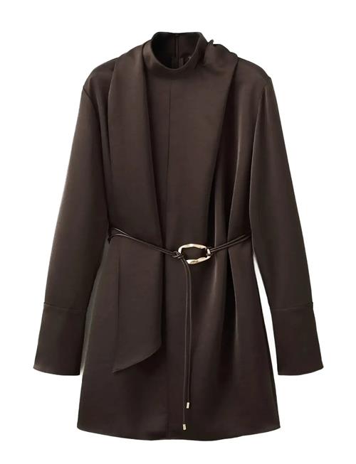 Mango | Satin Dress With Foulard | S