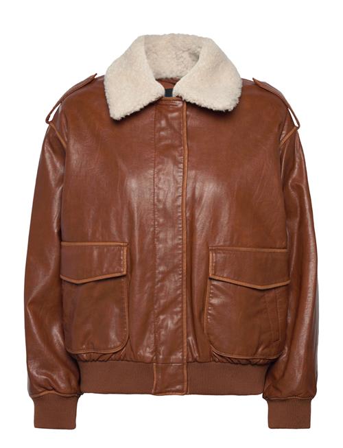 Mango | Oversized Jacket With Borg Collar | M