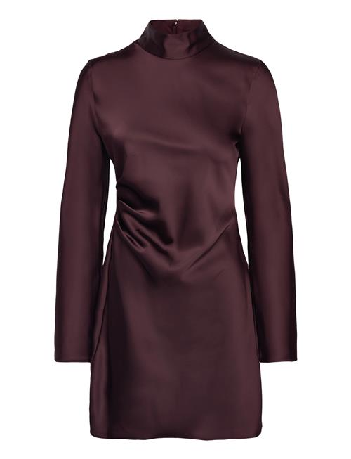 Mango | Satin Dress With Pleat Detail | S