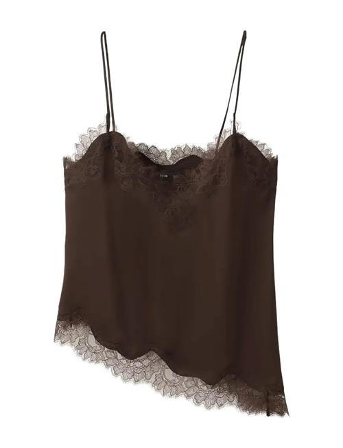 Mango | Asymmetric Lace Camisole Top | M