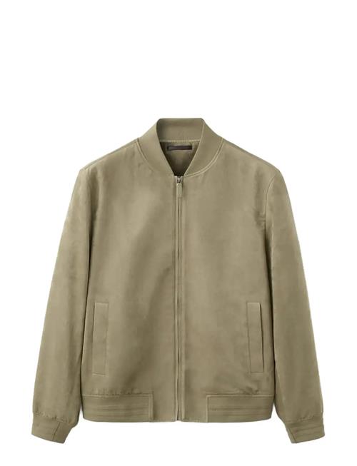 Mango | Suede-Effect Bomber Jacket | M