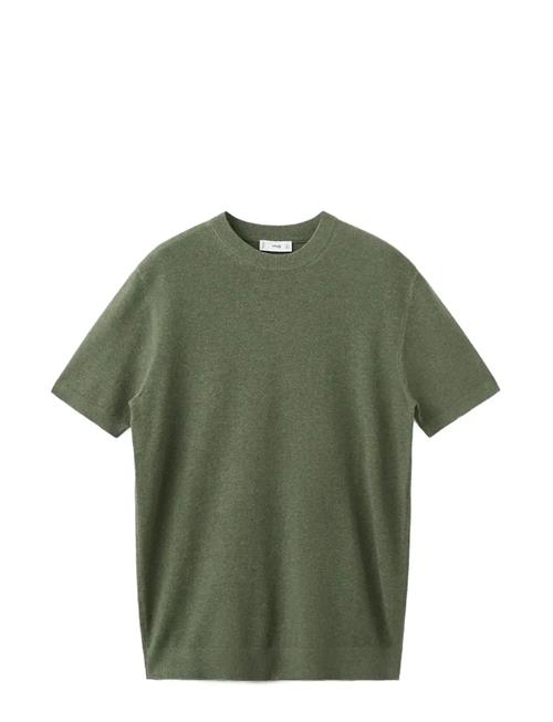 Mango | Cotton Fine-Knit T-Shirt | M