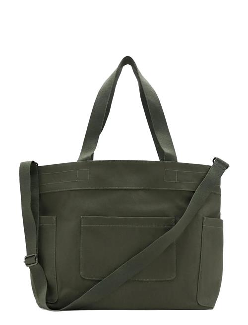 Mango | Cotton Tote Bag With Pockets | ONE SIZE