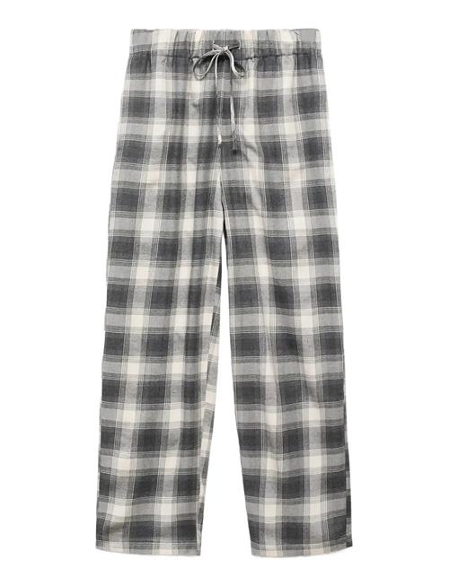 Mango | Check Flannel Trousers | L