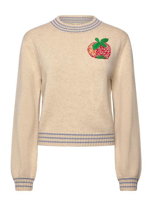 Stella Nova | Wool Sweater With Embroidered Apple | M