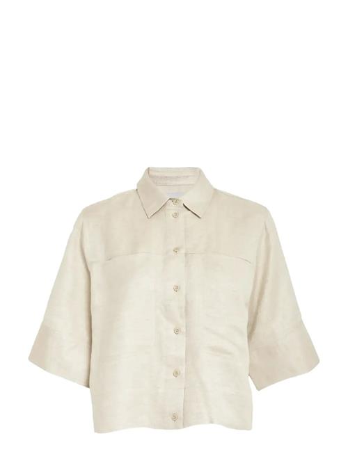 Minus | Msjuno Cropped Linen Shirt | 36