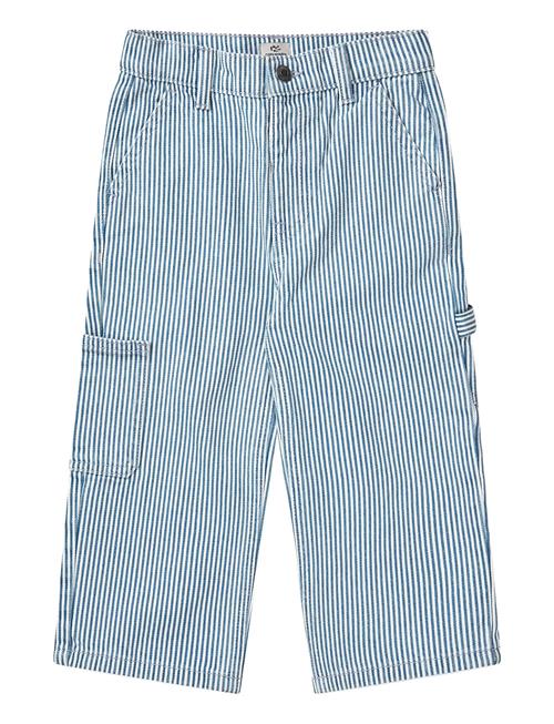 Copenhagen Colors | Y/D Stripe Twill Cargo Pants W. Adj. Waist | 128