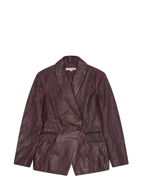 REMAIN Birger Christensen | Heavy Leather Blazer | 34
