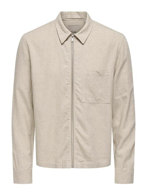 ONLY & SONS | Onstroy Ls Reg 0569 Zip Shirt Frml | S