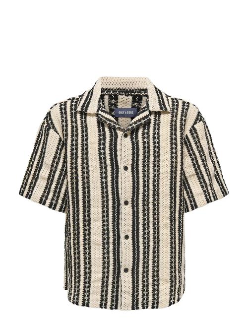 ONLY & SONS | Osjdani Crochet Ss Shirt Wvn | 170