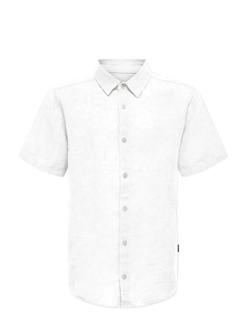 ONLY & SONS | Osjcaiden Life Ss Solid Linen Shirt Wvn | 170