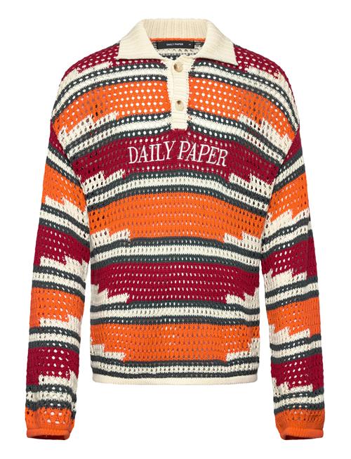 Daily Paper | Kente Stripe Knit Polo | XXL