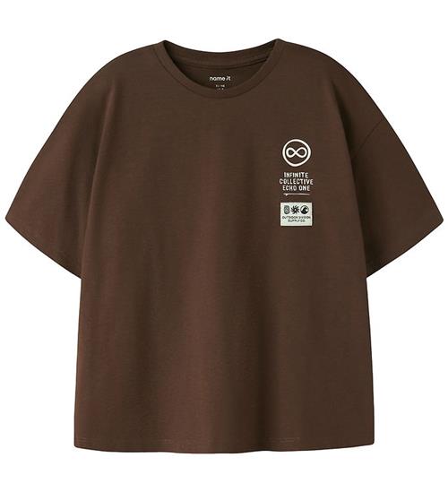 Name It T-shirt - NkmJull - Chestnut