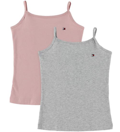 Tommy Hilfiger Undertrøjer - 2-pak - Froggy Pink/Light Grey Heat