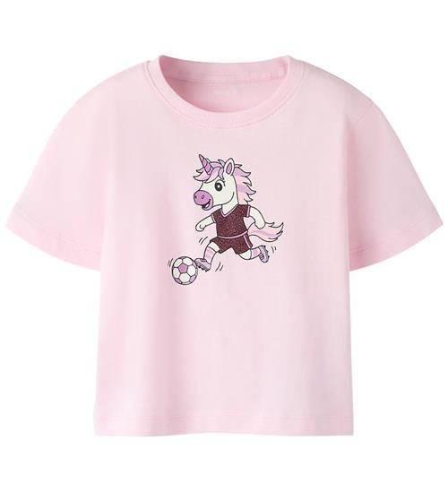 Name It T-shirt - NbfHenrina - Flushing Pink m. Glimmer