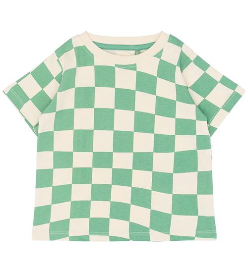 The New Siblings T-shirt - TnstTino - Creme De Menthe Check