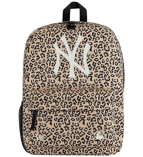 New Era Rygsæk - NY Yankees - 17 L - Light Beige m. Leopard