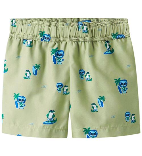Name It Badeshorts - NmmZaka - Swamp m. Print