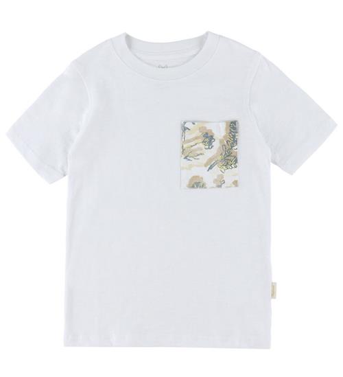Jack & Jones T-shirt - JorMontauk - Bright White m. Lomme