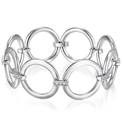 Rafaela Donata Armbånd  sølv / transparent