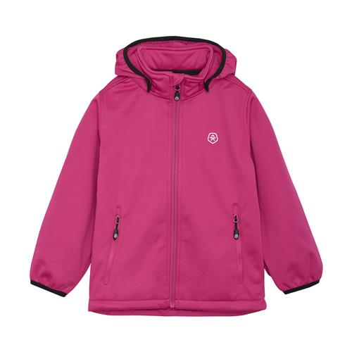 COLOR KIDS Funktionsjakke  mørk pink / hvid