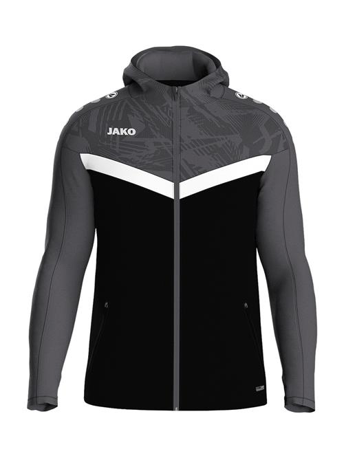 JAKO Sportsjakke  grå / sort / hvid