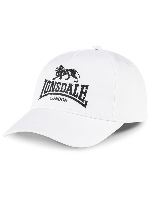 LONSDALE Hætte 'Norbury'  antracit / hvid